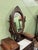 Early 20th Century Antique Victorian Dresser With Marble Insert & Oval Swivel Mirror For Sale - Image 5 of 6