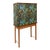 Beautiful Ivy Cabinet, Cherry, Brass, Josef Frank 'Paradiset' Wallpaper For Sale