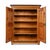 Biedermeier Hallway Wardrobe, circa 1830 Rhineland/Mainz Region Cherry wood with walnut inlay on the doors Ebony...