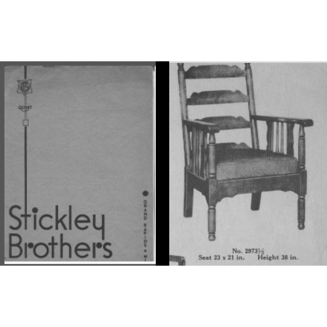 Pair of Fully Restored Stickley Brothers "Quaint New England" Ladder
