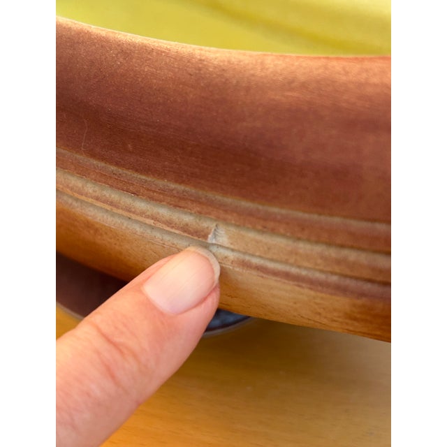 Vintage Canoe Shape Ikebana Vase With Footed Base For Sale - Image 9 of 9