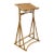 Vintage Rattan Wicker Easel Podium Art Stand Coastal Boho Hollywood Regency For Sale