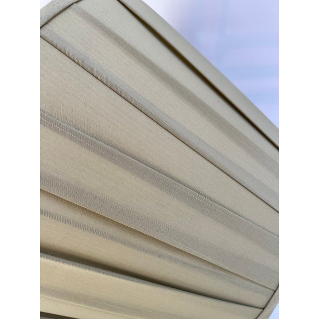 Light Green Green Box Pleat Lamp Shade For Sale - Image 8 of 8