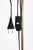Metal Mid-Century Danish Modern Gilt Floor Lamp from Lyskær Belysning, 1970s For Sale - Image 7 of 14