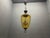 Metal Vintage Amber Glass Pendant Light, 1960s For Sale - Image 7 of 12