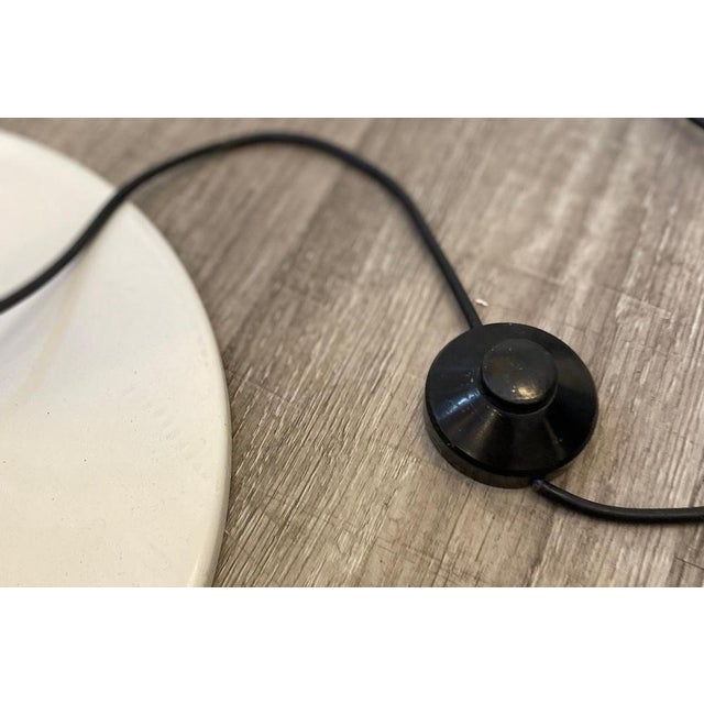 Floor Lamp in White Enameled Metal from Luce, 1970s For Sale - Image 10 of 12