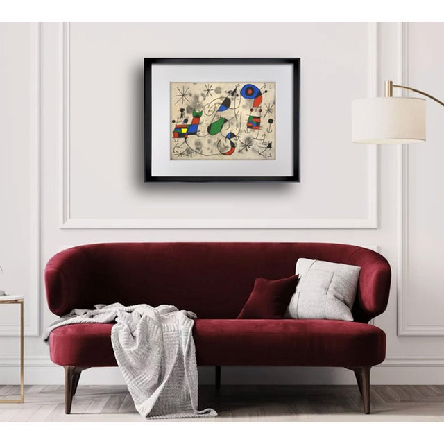 Joan Miró (1893-1983) Original Limited Edition Color Double Lithograph Printed by Mourlot Frères, Paris, 1967 Catalogue...