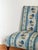 French Antique Napoleon Slipper Chair, Decor Barbares Fabric For Sale - Image 3 of 7