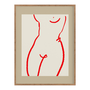 Contemporary Female Drawing Giclee Print
