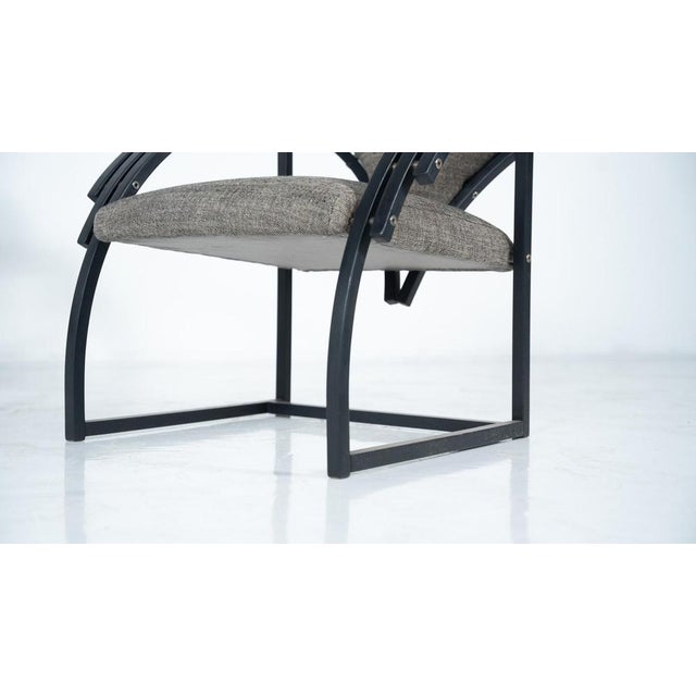 Postmodern Hungarian Sofa and Chairs in Curved Beech, 1980, Set of 3 For Sale - Image 3 of 12