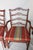Burgundy Set of 6 Mid 20th Century Chippendale Mahogany Dining Chairs, Includes 2 Arm & 4 Side Chairs For Sale - Image 8 of 8