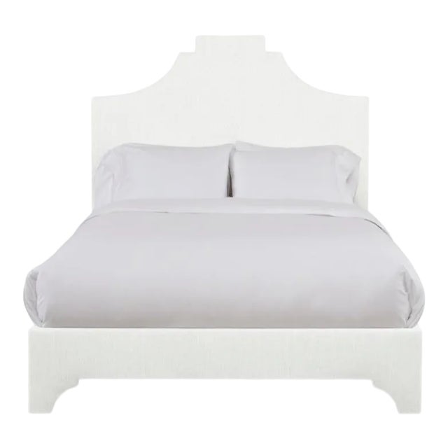 This listing is for the headboard only, and does not include the bedframe with the purchase. From Chairish's line of...