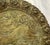 Brass Vintage Embossed Brass Charger Plate Featuring Leaping Hare Surrounded by Flowers For Sale - Image 8 of 13
