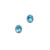 Natural Topaz Diamond Stud Earrings 14k W Gold 6.98 TCW Certified For Sale - Image 14 of 17
