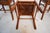Mid 20th Century Set of Four Wooden Dining Chairs With Rush Seats For Sale - Image 12 of 17