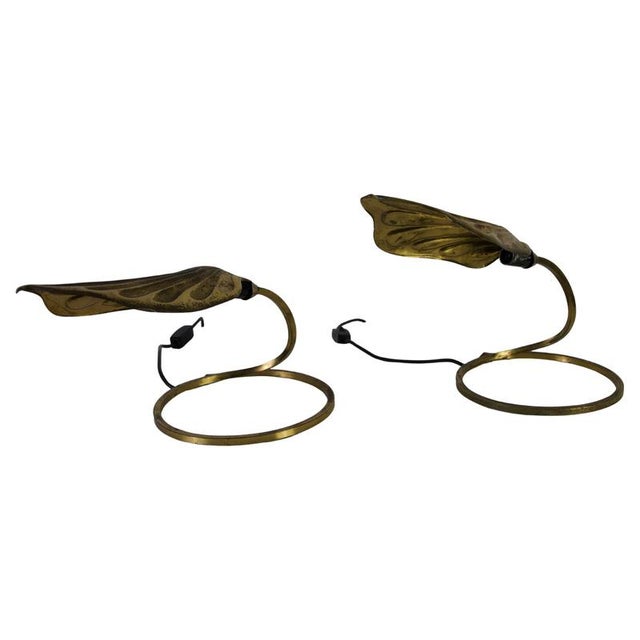 Mid-Century Modern Brass Table Lamps by Tommaso Barbi, 1960s, Set of 2 For Sale - Image 12 of 12