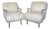 Four Hands Ashland Cream Mongolian Sheepskin Chairs For Sale