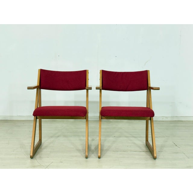 Vintage Armchair in Oak, 1960s For Sale - Image 5 of 8