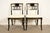 A gorgeous pair of Regency style side chairs or dining chairs By Baker Furniture, "Historic Charleston" Collection USA,...