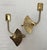 Chinoiserie Pair of Vintage Hollywood Regency Solid Brass Curtain Tiebacks For Sale - Image 3 of 12