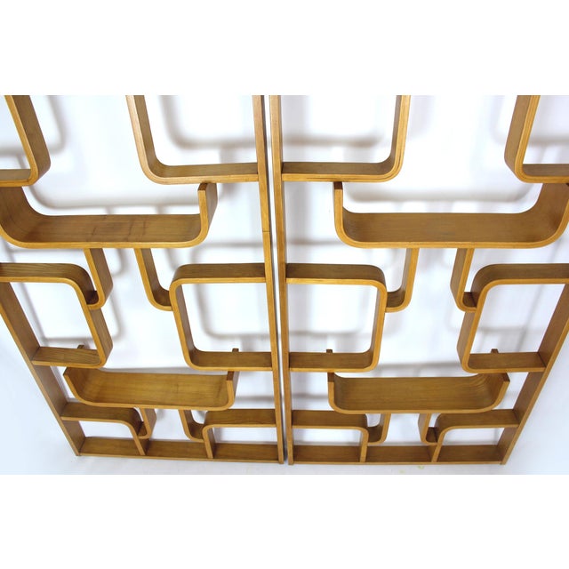 Mid-Century Modern Room Dividers by Ludvik Volak for Drevopodnik Holesov, 1960s, Set of 3 For Sale - Image 12 of 16