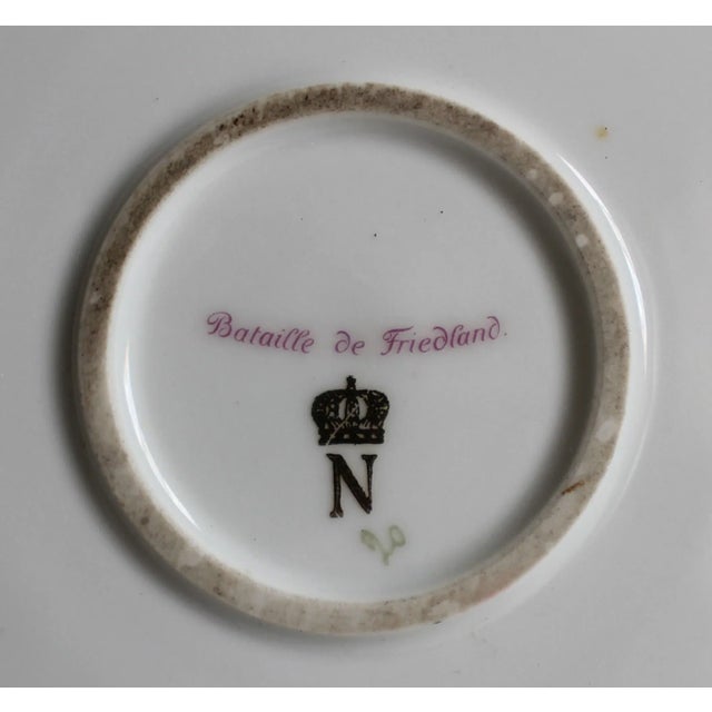1940s Napolian Plate Charger Bataille De Friedland, Battle of Friedland For Sale - Image 9 of 9