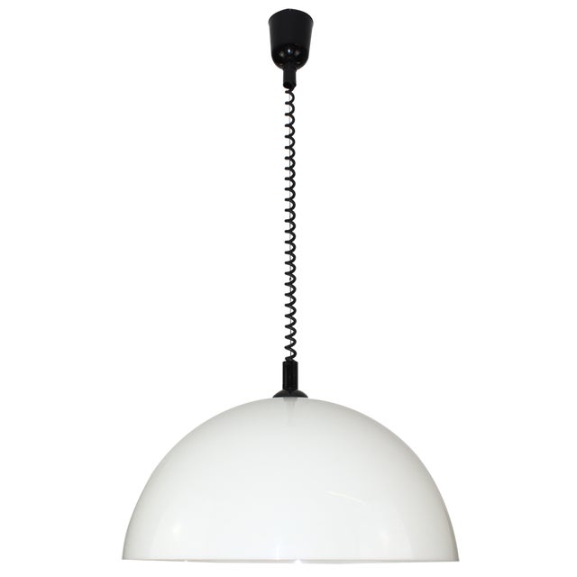 Pendant Lamp attributed to Guzzini, 1960s For Sale