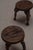 Beautiful set of four French sculptural stools dating from the 1960s, handcrafted from stunning textured vine wood. Each...