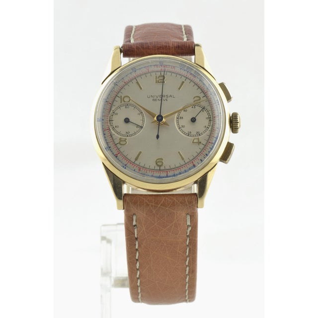 1950s Chronograph Universal Watch from Genf, 1950s For Sale - Image 5 of 7