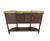 French Mahogany Buffet With Marble Top and Brass Gallery For Sale - Image 12 of 17