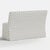 Textile Slipcover for Stoffer Home x Cloth & Company for Lindy Slipcover Dining Banquette in Francie Floral Tan For Sale - Image 7 of 7