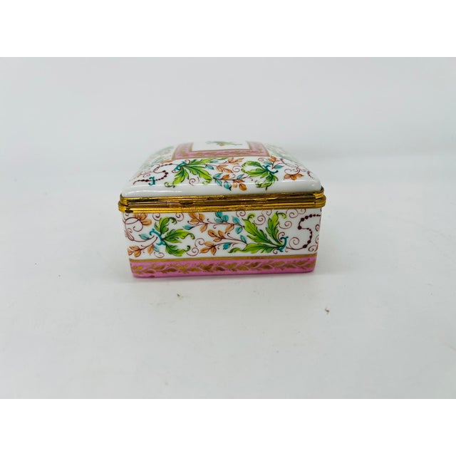 This stunning vintage Le Tallec porcelain box, created circa 1982 exclusively for Saks Fifth Avenue, showcases Le Tallec's...