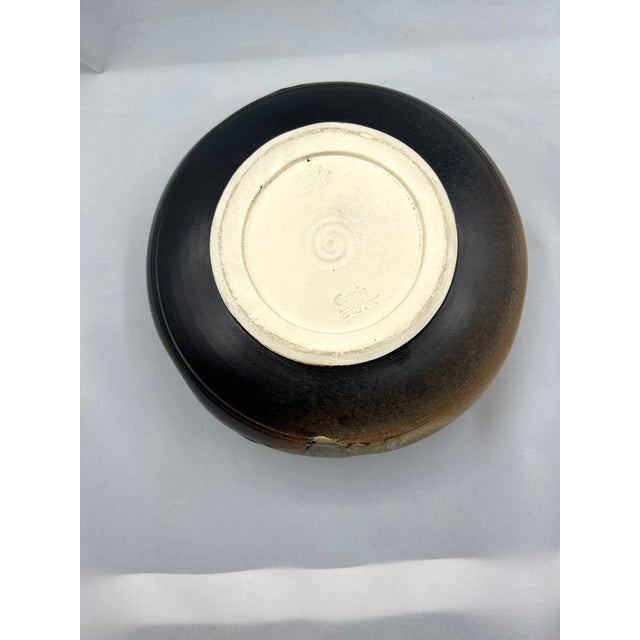 Studio Pottery Bowl With Wood Ash Glaze, by Craig Easter (1953–2016) For Sale - Image 12 of 12