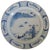 18th Century Dutch Delft Charger Platter Decorated in Blue and White For Sale - Image 10 of 10