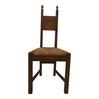 Vintage French Rustic Chair 1970s For Sale