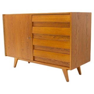 Mid-Century Chest of Drawers U-458 attributed to Jiri Jiroutek, Czechoslovakia, 1960s For Sale