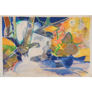 Camille Hilaire, Paysage éclatant, Lithograph For Sale