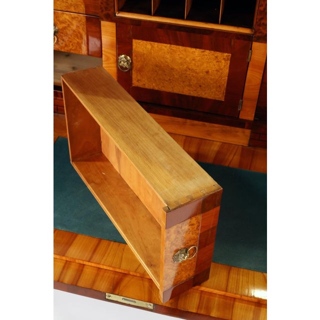 Maroon Empire Secretaire, France, 1810 For Sale - Image 8 of 16