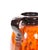 Mid-Century West German Glazed Porcelain Vase, Orange /Brown, Black 12" Tall For Sale - Image 10 of 11
