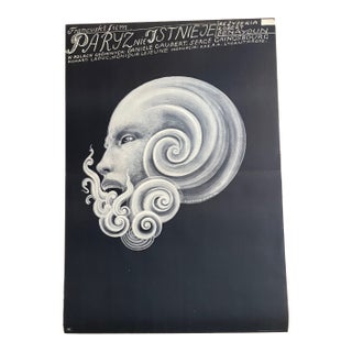 Franciszek a.b. Bilberstein-Starowieyski (1930-2009), Paris N'existe Pas 1969, Orginal Exibition Poster, Printed in 1970 For Sale