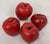 Set of Four Faux Red Delicious Apples For Sale - Image 9 of 9