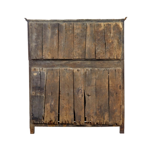17th Century Welsh Carved Oak Court Cupboard, 1680s For Sale - Image 4 of 10