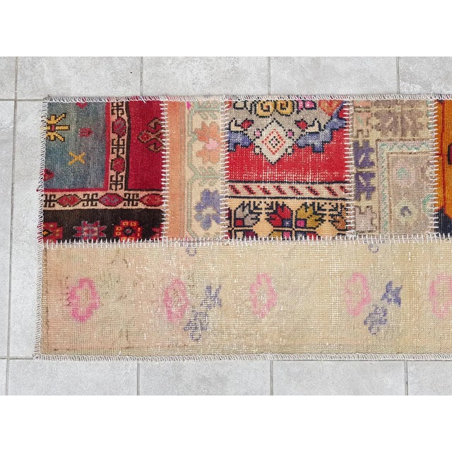 Mid 20th Century Natural Handknotted Wool Runner For Sale - Image 10 of 10