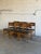 This set of six dining chairs showcases clean lines and organic craftsmanship. Crafted in Denmark from rich teak wood...