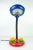 Pop Art Vintage 1980's Rabbit Tanaka Gooseneck Memphis Desk Lamp & Organizer, Red & Blue For Sale - Image 3 of 12