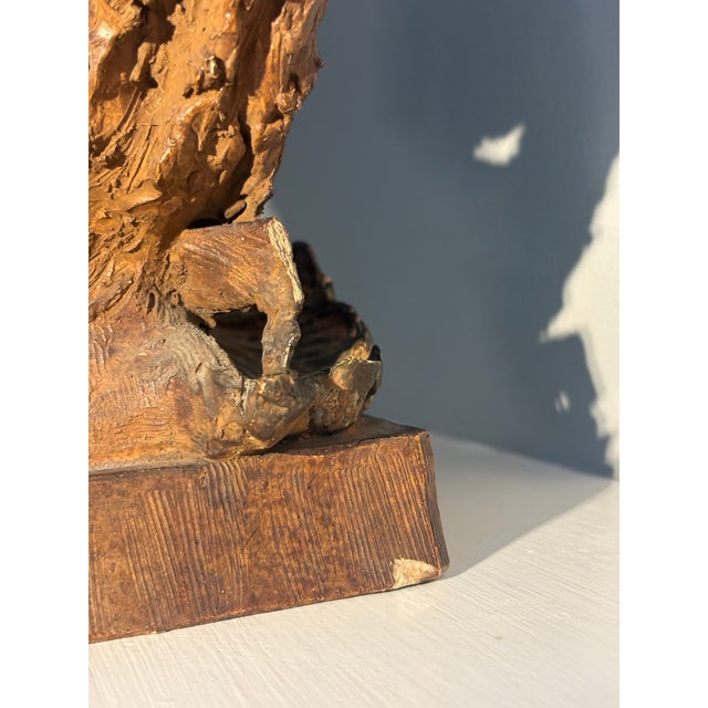 1900s Stellmacher Terracotta Bust For Sale - Image 10 of 12