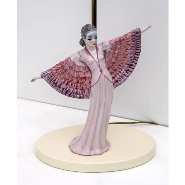 Mid-Century Modern Mid-Century Modern Ceramic Table Lamp from Tarcisio Tosin, Italy, 1960s For Sale - Image 3 of 11