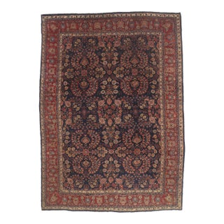 Antique Persian Sarouk Rug, 11'11 X 16'09 For Sale