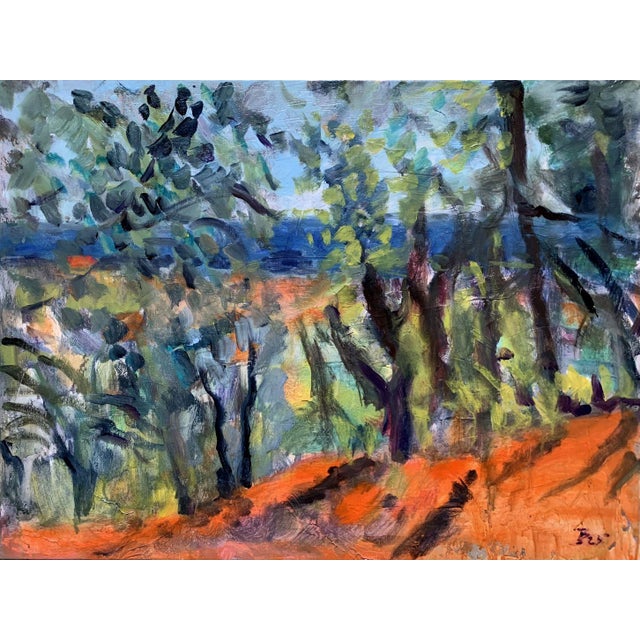 Plastic Barbara Schauß, Summer in the South, Oil on Canvas For Sale - Image 7 of 7