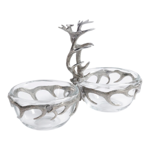 St. Anton Pewter & Glass Condiment Set